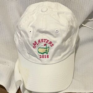 American Needle White Cap with Masters Logo